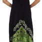 Sakkas Serenity Embroidered Batik Halter Dress