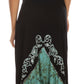 Sakkas Serenity Embroidered Batik Halter Dress