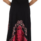 Sakkas Serenity Embroidered Batik Halter Dress