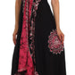Sakkas Serenity Embroidered Batik Halter Dress