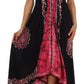 Sakkas Serenity Embroidered Batik Halter Dress