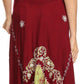 Sakkas Serenity Embroidered Batik Halter Dress