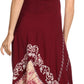 Sakkas Serenity Embroidered Batik Halter Dress