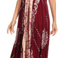 Sakkas Serenity Embroidered Batik Halter Dress