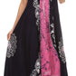 Sakkas Serenity Embroidered Batik Halter Dress