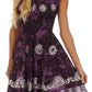 Sakkas Azura Gypsy Boho Peasant Batik Dress