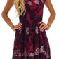 Sakkas Azura Gypsy Boho Peasant Batik Dress