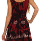 Sakkas Azura Gypsy Boho Peasant Batik Dress