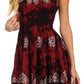 Sakkas Azura Gypsy Boho Peasant Batik Dress
