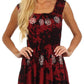 Sakkas Azura Gypsy Boho Peasant Batik Dress