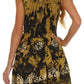 Sakkas Azura Gypsy Boho Peasant Batik Dress