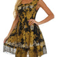 Sakkas Azura Gypsy Boho Peasant Batik Dress