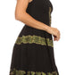 Olivia Gypsy Boho Peasant Batik Dress