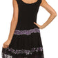 Olivia Gypsy Boho Peasant Batik Dress
