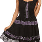 Olivia Gypsy Boho Peasant Batik Dress