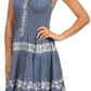 Olivia Gypsy Boho Peasant Batik Dress