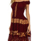 Olivia Gypsy Boho Peasant Batik Dress