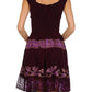 Olivia Gypsy Boho Peasant Batik Dress