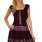 Olivia Gypsy Boho Peasant Batik Dress