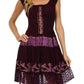 Olivia Gypsy Boho Peasant Batik Dress
