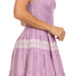 Olivia Gypsy Boho Peasant Batik Dress