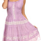 Olivia Gypsy Boho Peasant Batik Dress