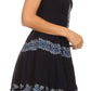 Olivia Gypsy Boho Peasant Batik Dress