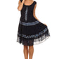 Olivia Gypsy Boho Peasant Batik Dress