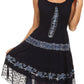 Olivia Gypsy Boho Peasant Batik Dress