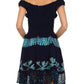 Olivia Gypsy Boho Peasant Batik Dress