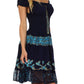 Olivia Gypsy Boho Peasant Batik Dress