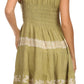Olivia Gypsy Boho Peasant Batik Dress