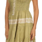 Olivia Gypsy Boho Peasant Batik Dress