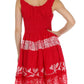 Olivia Gypsy Boho Peasant Batik Dress