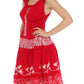 Olivia Gypsy Boho Peasant Batik Dress