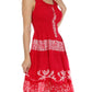 Olivia Gypsy Boho Peasant Batik Dress