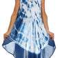 Sakkas Star Dancer Caftan Tank Hi Lo Dress / Cover Up