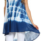 Sakkas Star Dancer Caftan Tank Hi Lo Dress / Cover Up