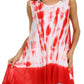 Sakkas Star Dancer Caftan Tank Hi Lo Dress / Cover Up