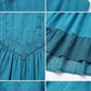 Sakkas Rayon Embroidered Stonewashed Adjustable Spaghetti Straps Long Dress
