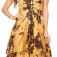 Sakkas Annabella Corset Bodice Handkerchief Hem Dress