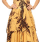 Sakkas Annabella Corset Bodice Handkerchief Hem Dress