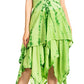 Sakkas Annabella Corset Bodice Handkerchief Hem Dress