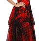 Sakkas Annabella Corset Bodice Handkerchief Hem Dress