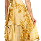 Sakkas Annabella Corset Bodice Handkerchief Hem Dress
