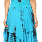Sakkas Annabella Corset Bodice Handkerchief Hem Dress