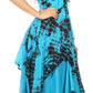 Sakkas Annabella Corset Bodice Handkerchief Hem Dress