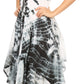 Sakkas Annabella Corset Bodice Handkerchief Hem Dress
