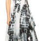 Sakkas Annabella Corset Bodice Handkerchief Hem Dress