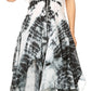 Sakkas Annabella Corset Bodice Handkerchief Hem Dress